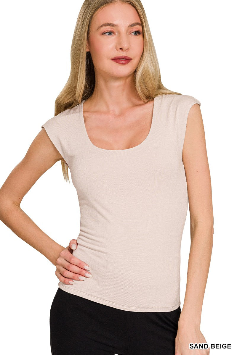 Zenana Double Layered Sleeveless Top - Lilixa.store