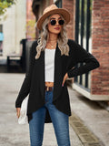 Open Front Long Sleeve Cardigan - Lilixa.store