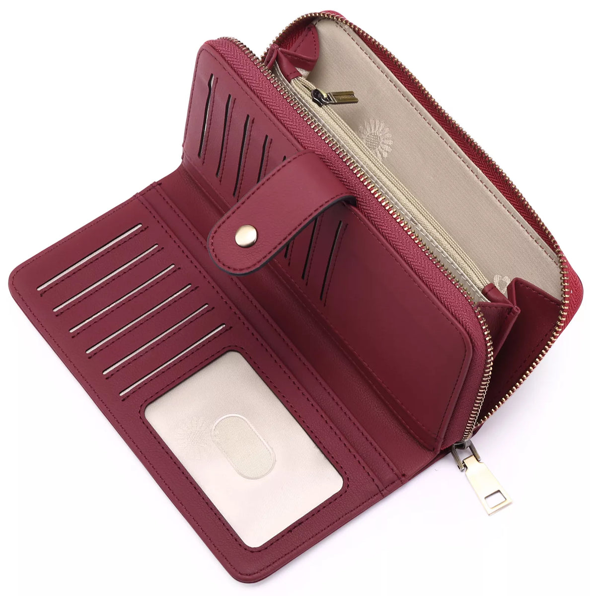 PU Leather Long Wallet - Lilixa.store