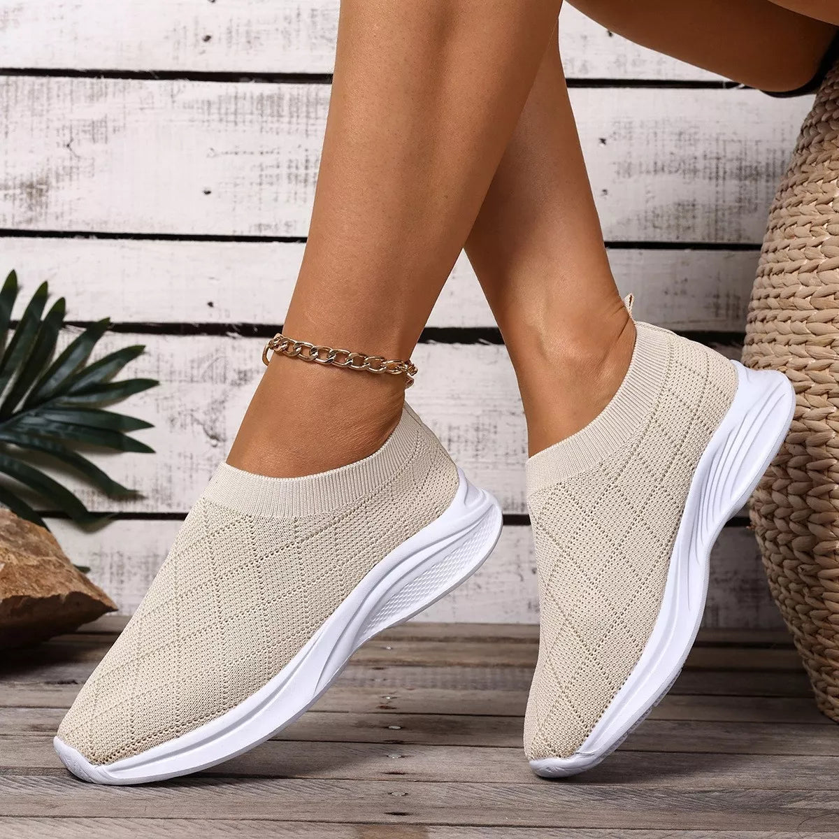Breathable Mesh Round Toe Shoes - Lilixa.store