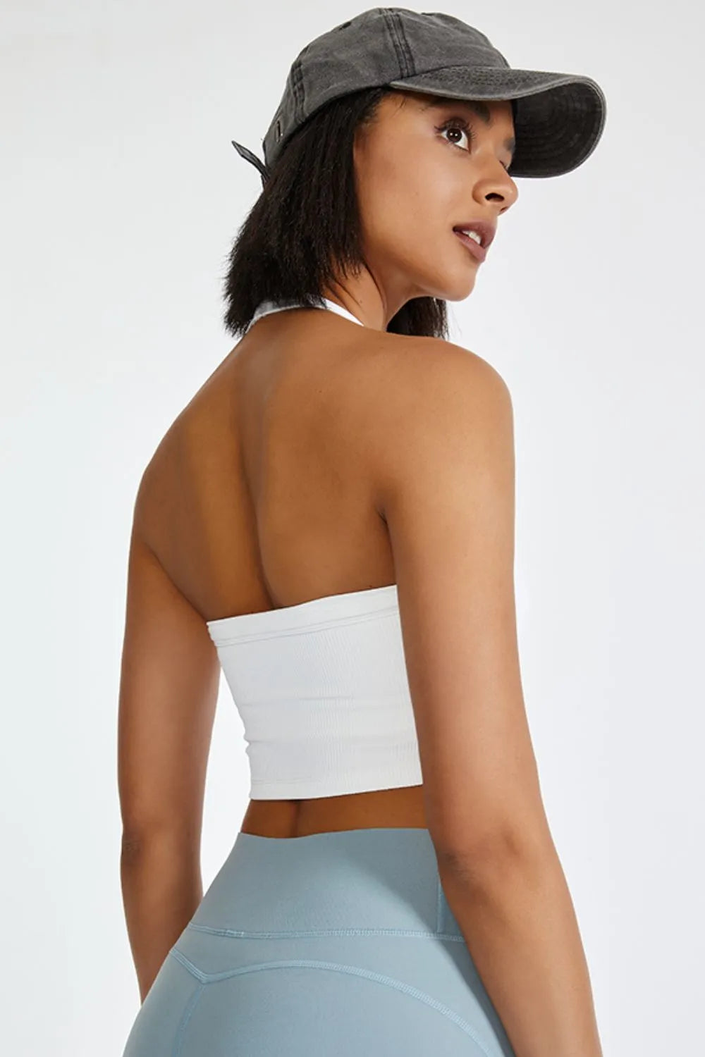 Halter Neck Active Cami - Lilixa.store