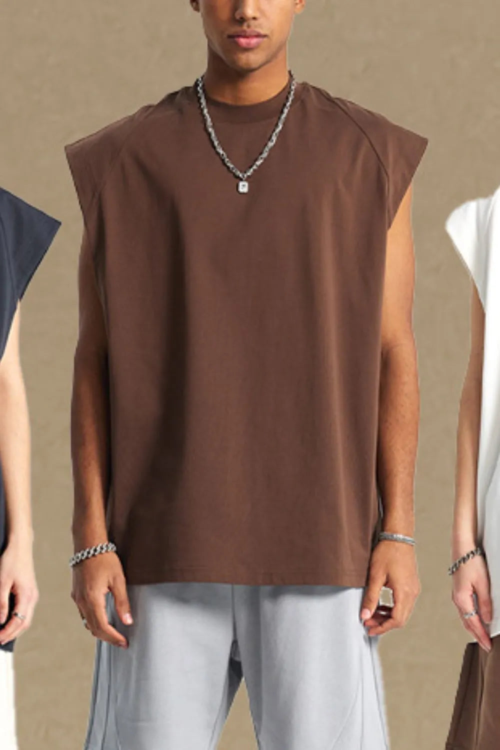 Men's Round Neck Tank - Lilixa.store
