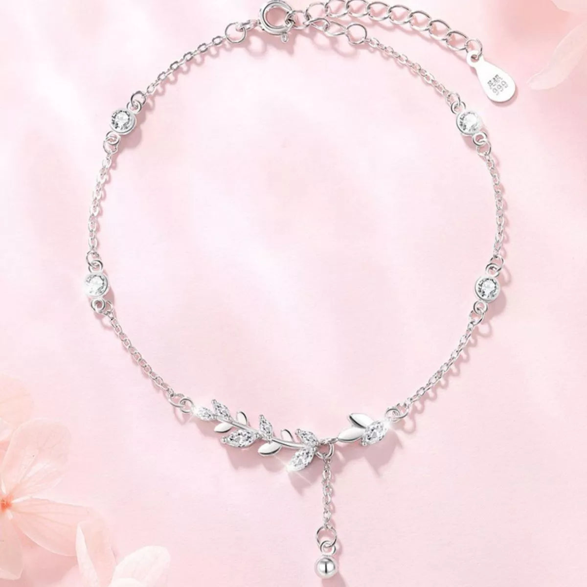 925 Sterling Silver Leaf Bracelet - Lilixa.store