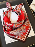 Vintage Paisley Silk Scarf - Lilixa.store