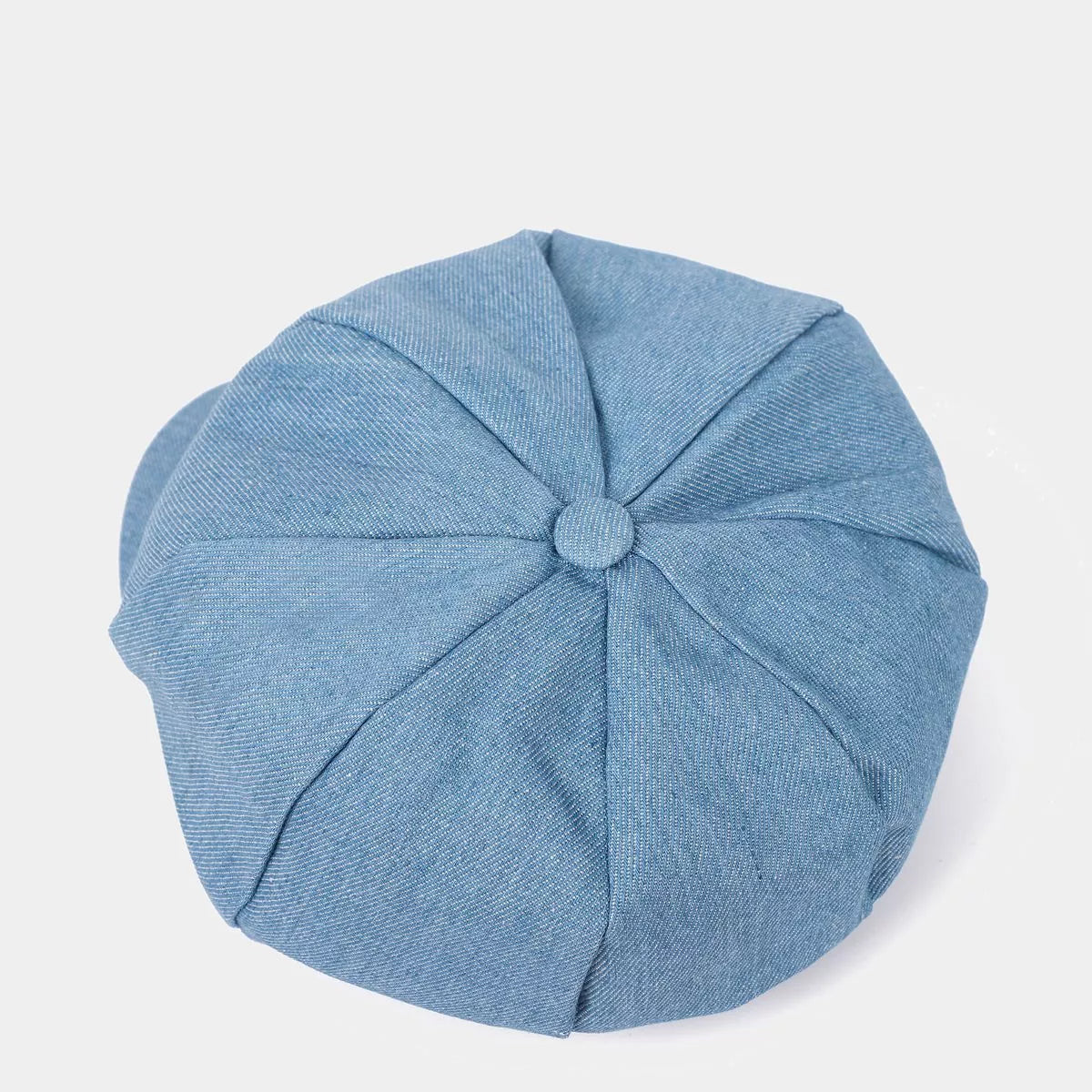 Vintage Style Denim Newsboy Hat - Lilixa.store