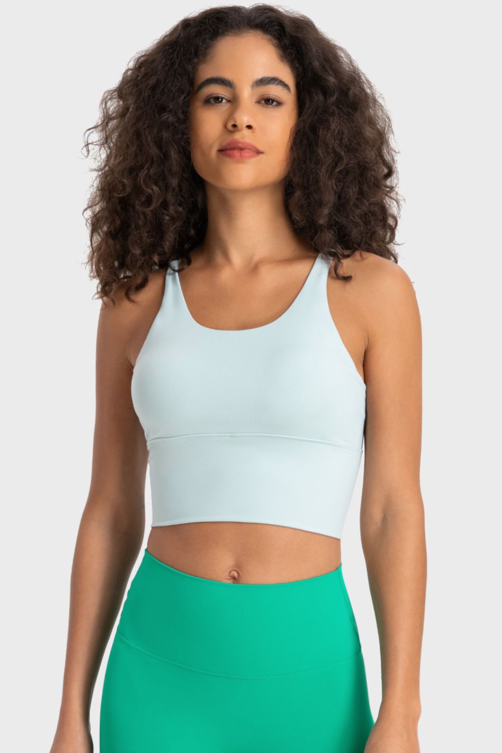 Millennia Crisscross Back Ladder Detail Sports Bra - Lilixa.store