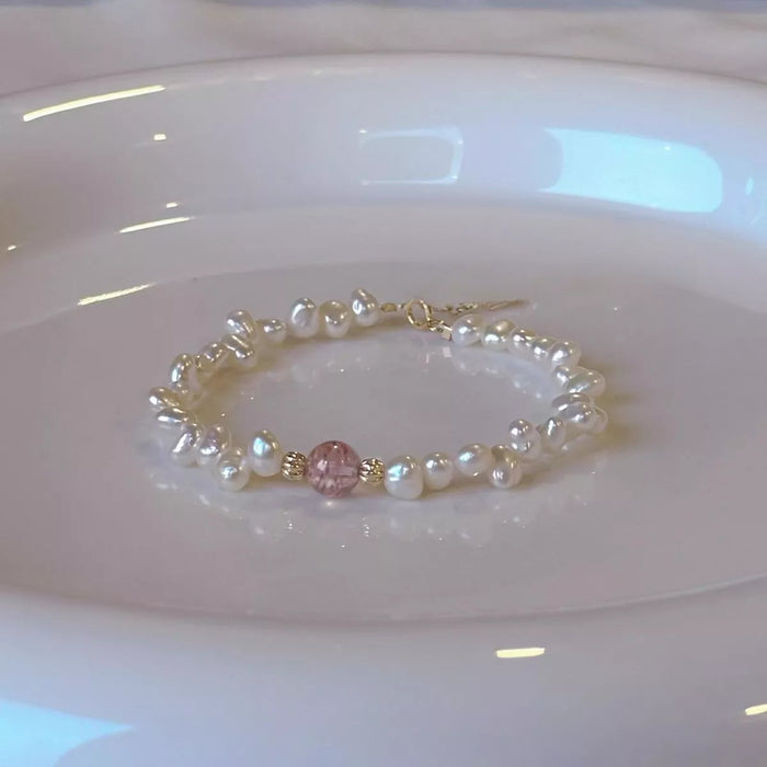 Pearl & Crystal Bracelet - Lilixa.store