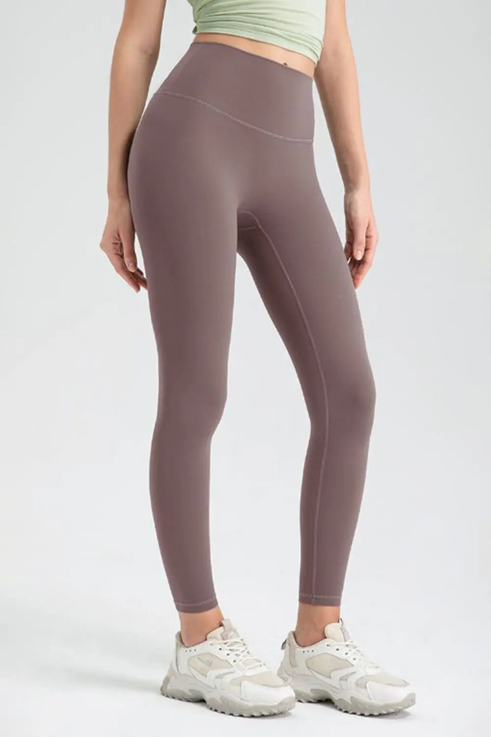Wide Waistband High Waist Sport Leggings - Lilixa.store