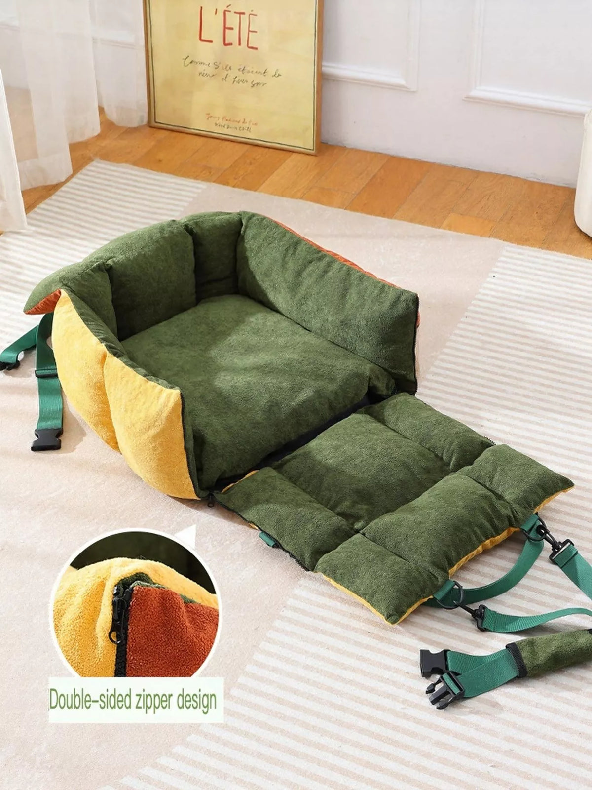 Comfortable & Secure Pet Car Seat Bed - Lilixa.store
