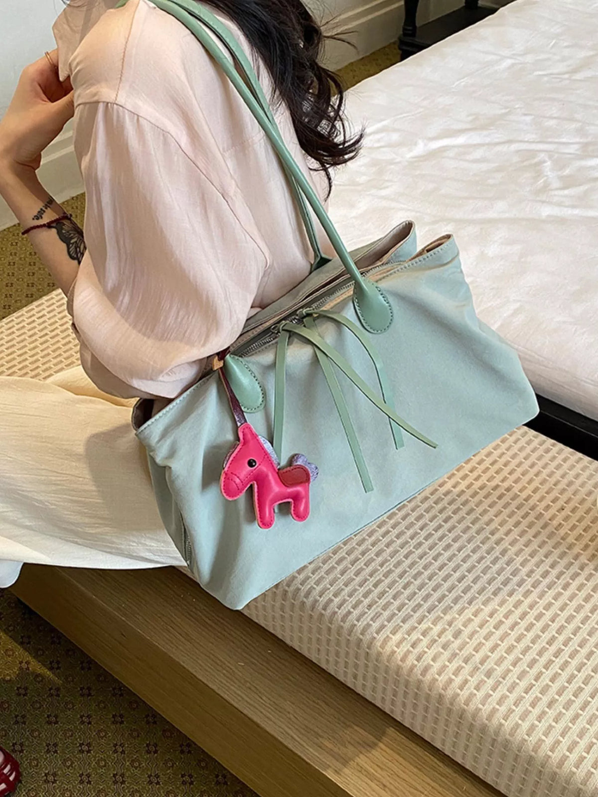 Lightweight Canvas Shoulder Bag - Lilixa.store