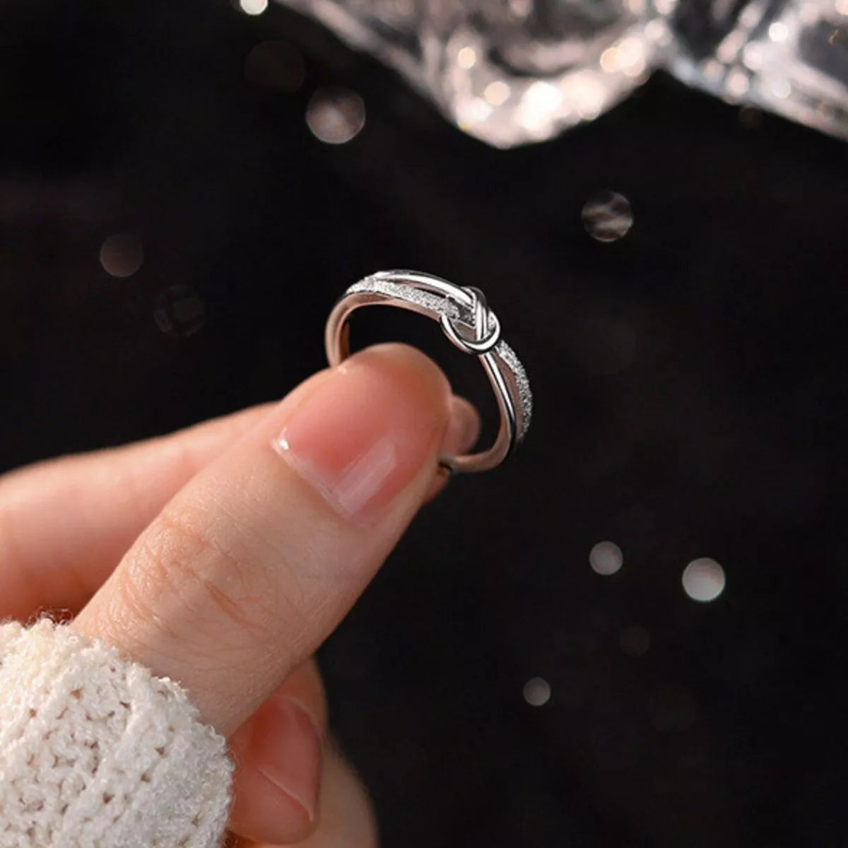925 Sterling Silver Knot Ring - Lilixa.store