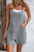 Devine Spaghetti Strap Romper with Pockets - Lilixa.store