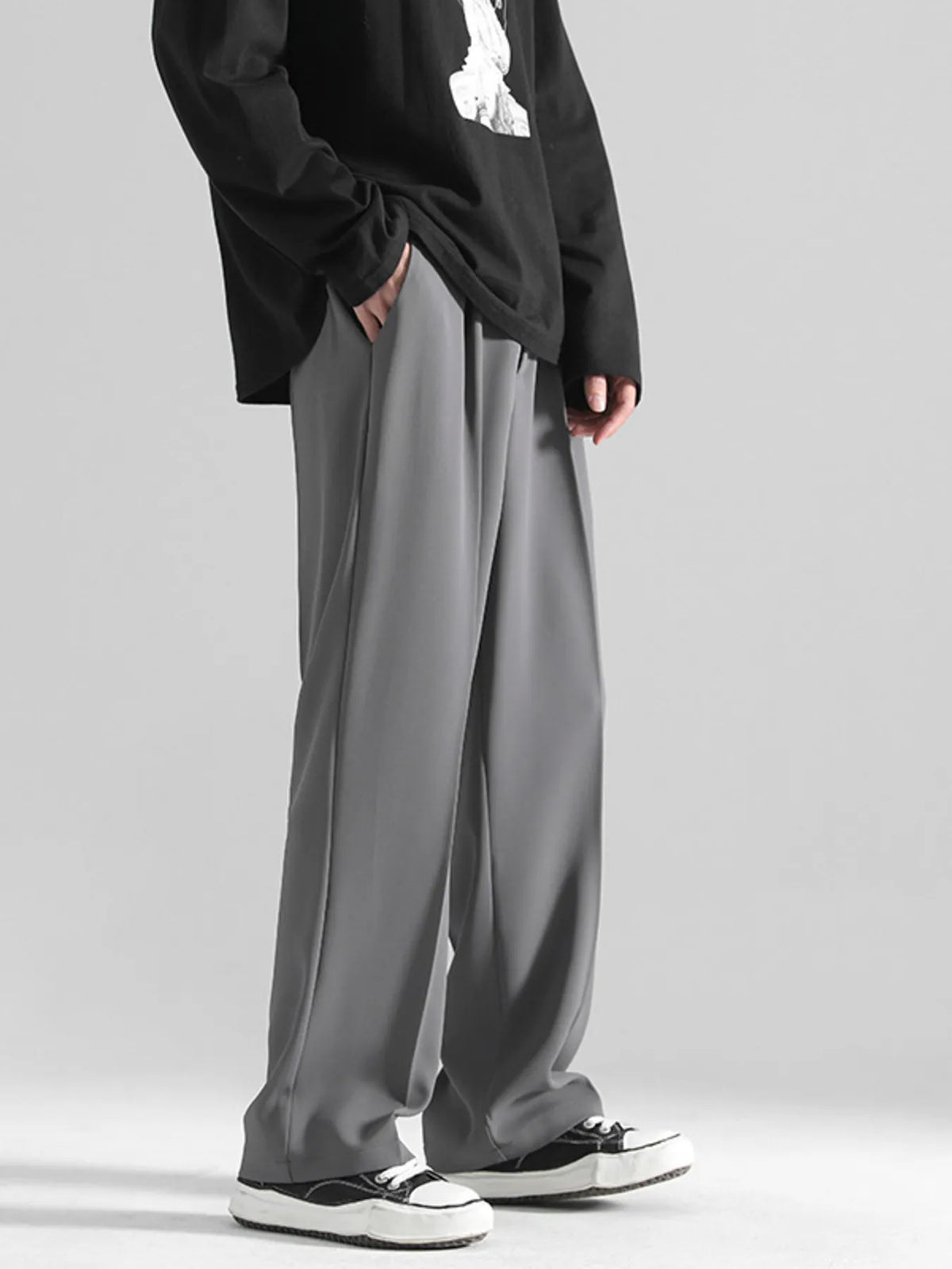 Men's Full Size Loose Fit Casual Pants Plus Size, view 3
