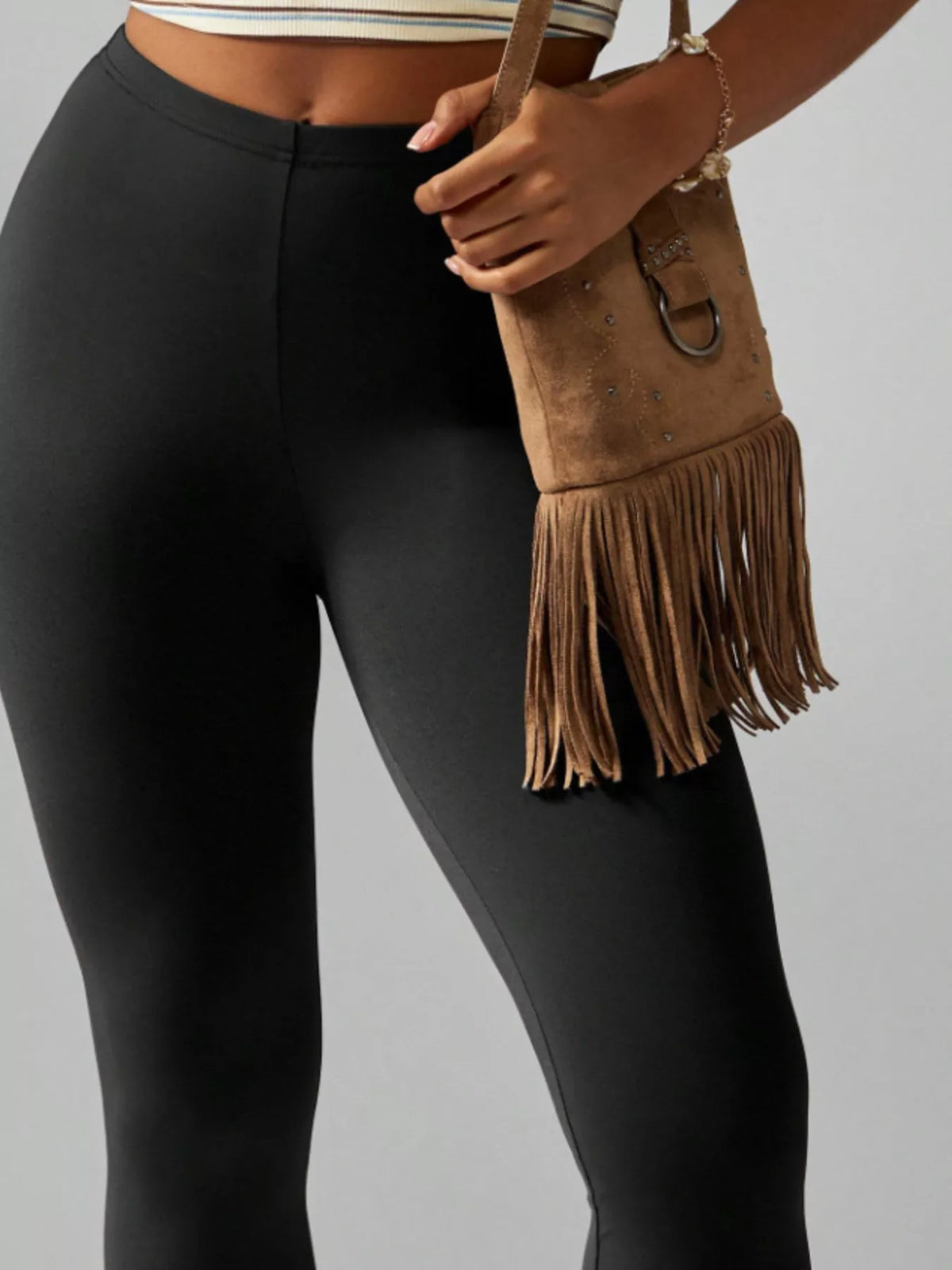 High-Waisted Active Capri Leggings - Lilixa.store
