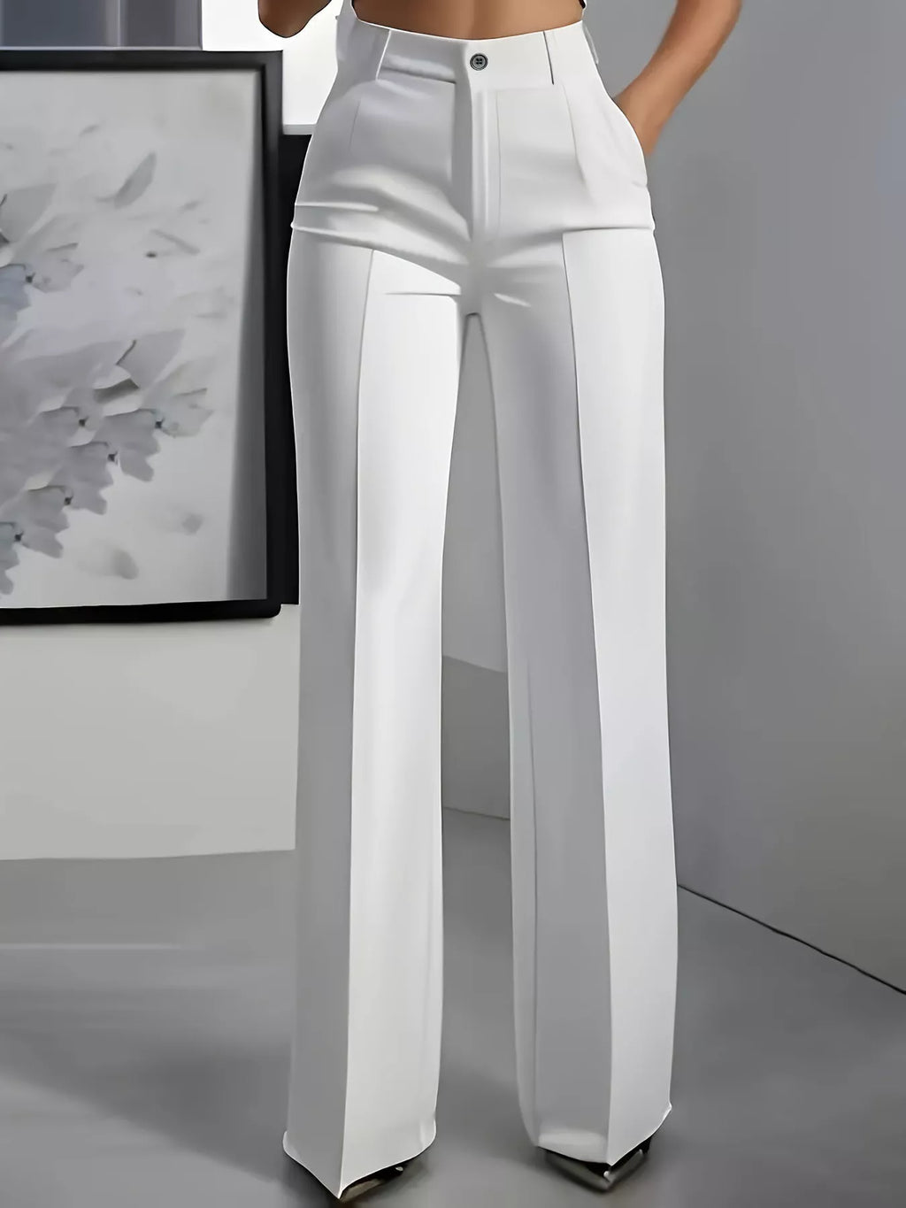 Full Size High-Waisted Wide-Leg Pants Plus Size - Lilixa.store