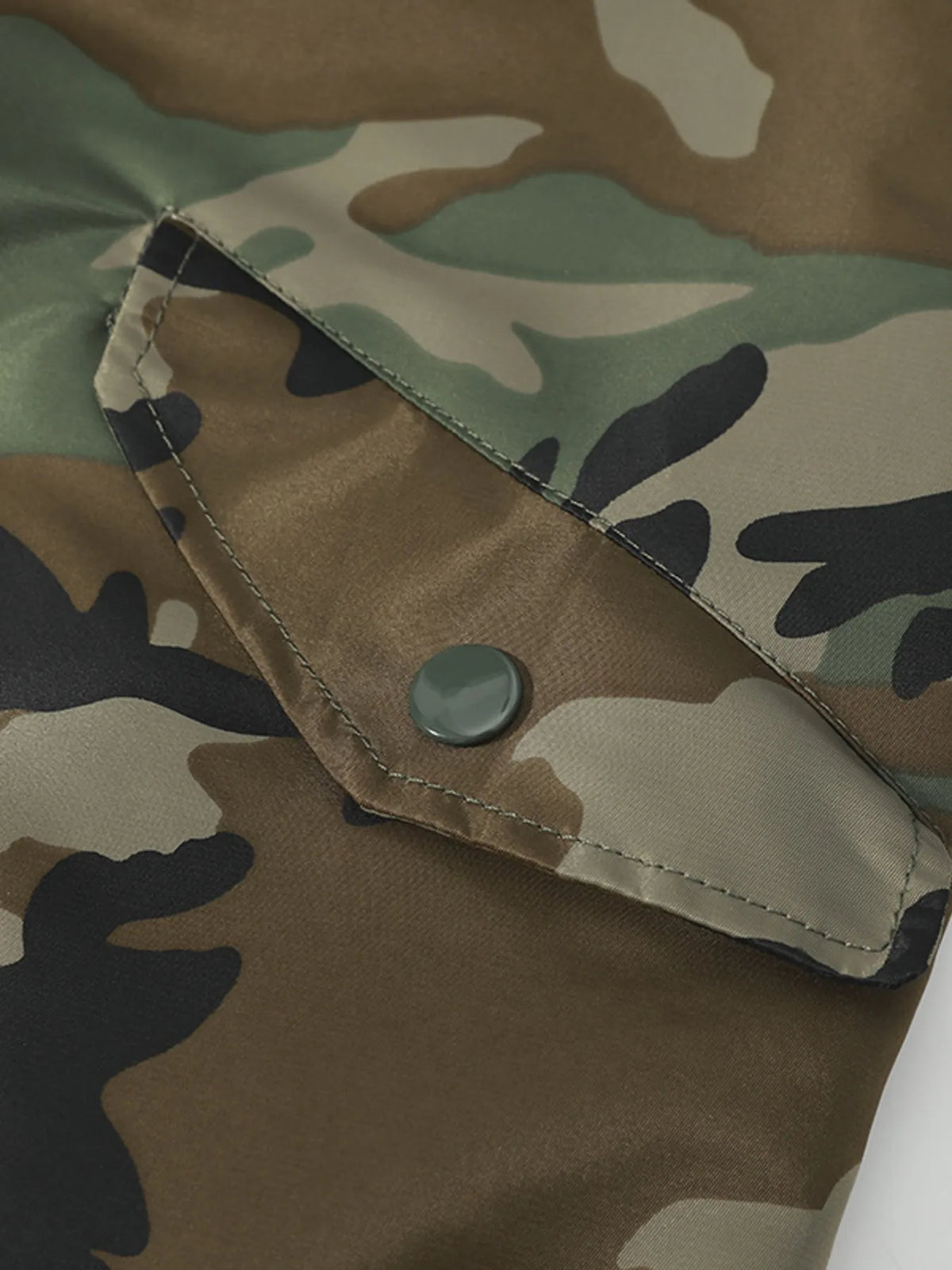 Men's Plus Size Camouflage Zip Up Bomber Jacket - Lilixa.store
