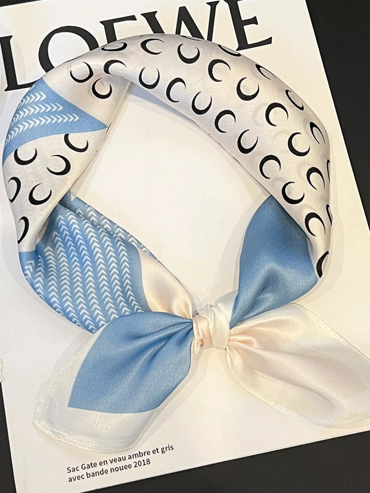 Printed Silk Square Scarf - Lilixa.store
