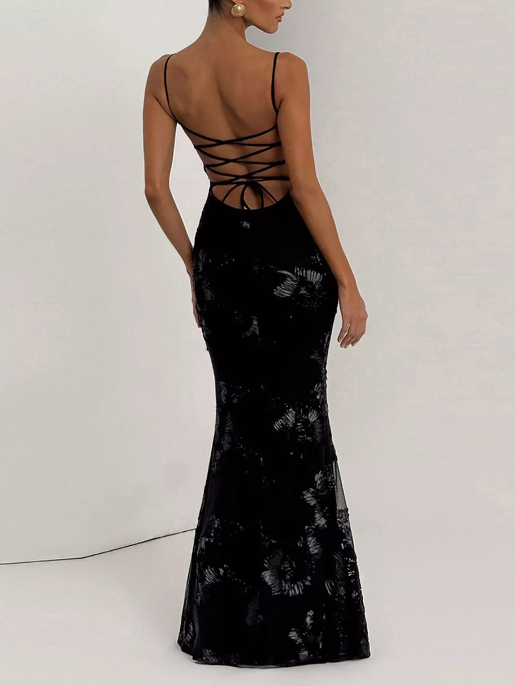 Sweetheart Neck Spaghetti Strap Maxi Dress - Lilixa.store