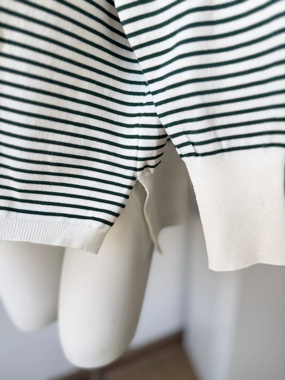 Striped Round Neck Knit Top, view 27
