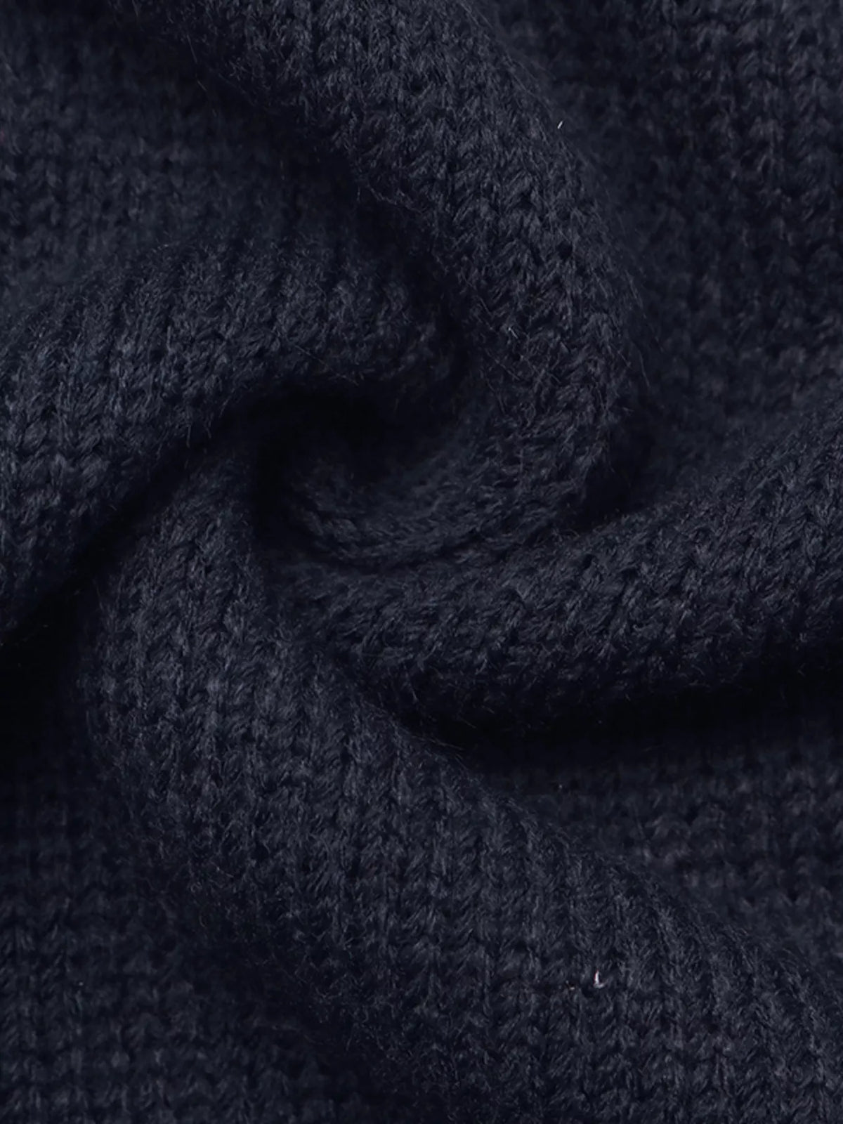 Swan Dropped Shoulder Sweater in Navy, view 8