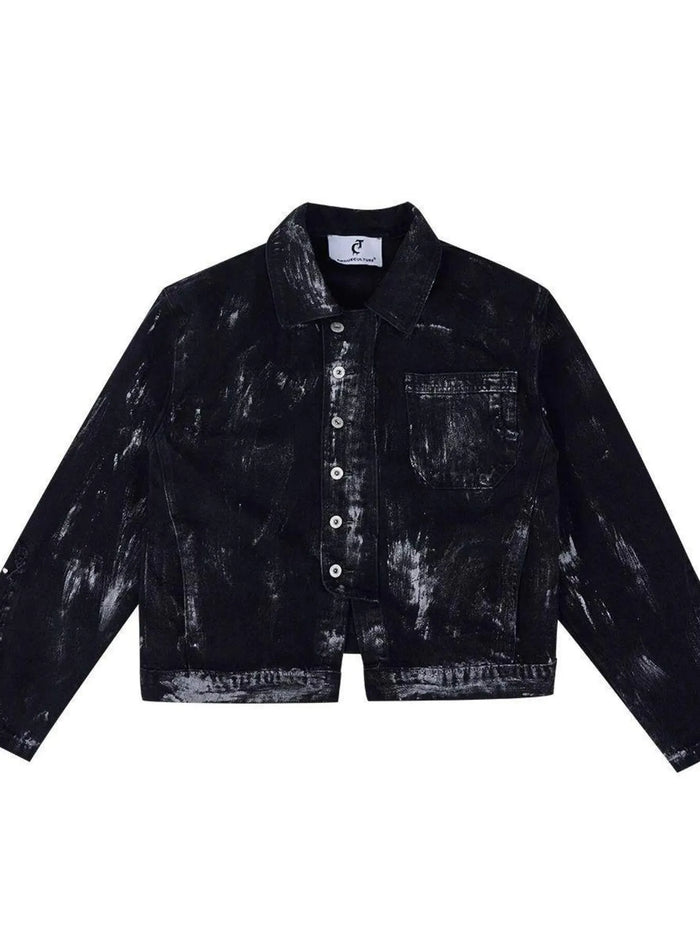 Men's Plus Size Button Up Long Sleeve Denim Jacket - Lilixa.store