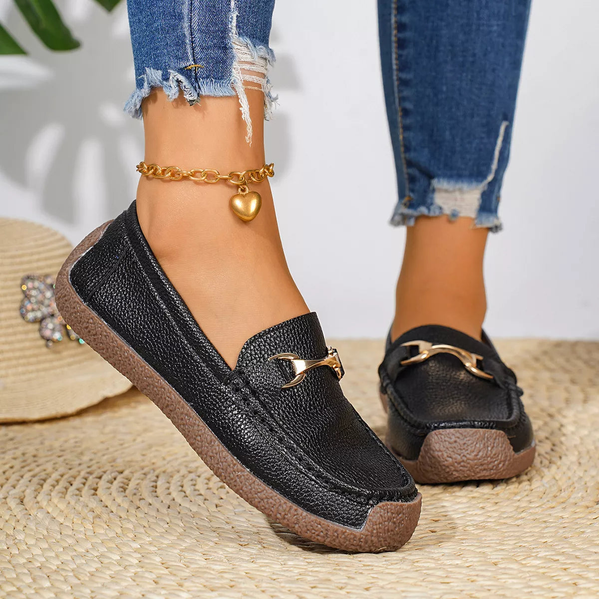Round Toe Slip-Ons - Lilixa.store