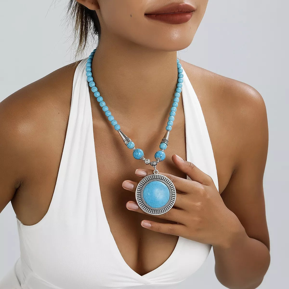 Bohemian Style Statement Pendant Necklace - Lilixa.store
