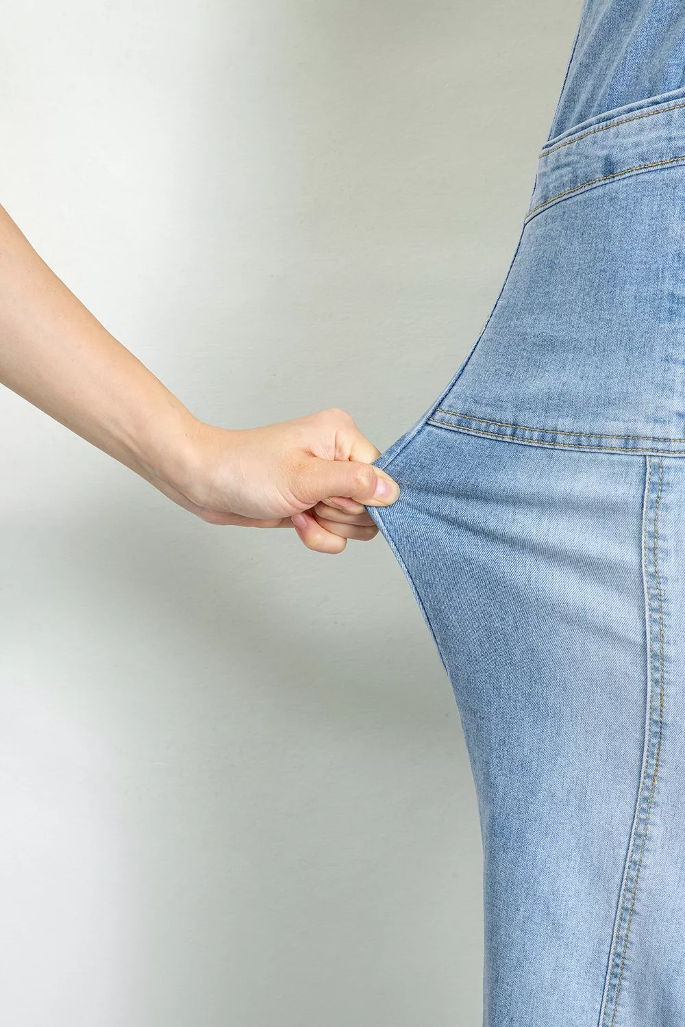 Drawstring Waist Wide Leg Ankle Length Jeans - Lilixa.store