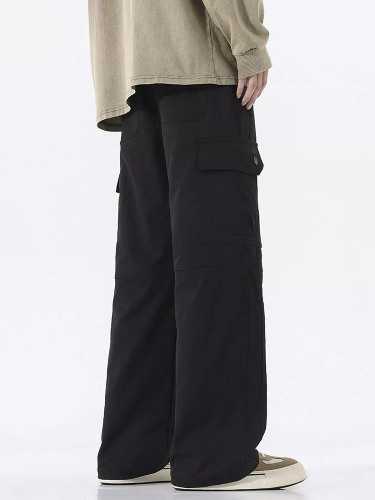 Men's Full Size Multi-Pocket Cargo Utility Pants Plus Size, view 4