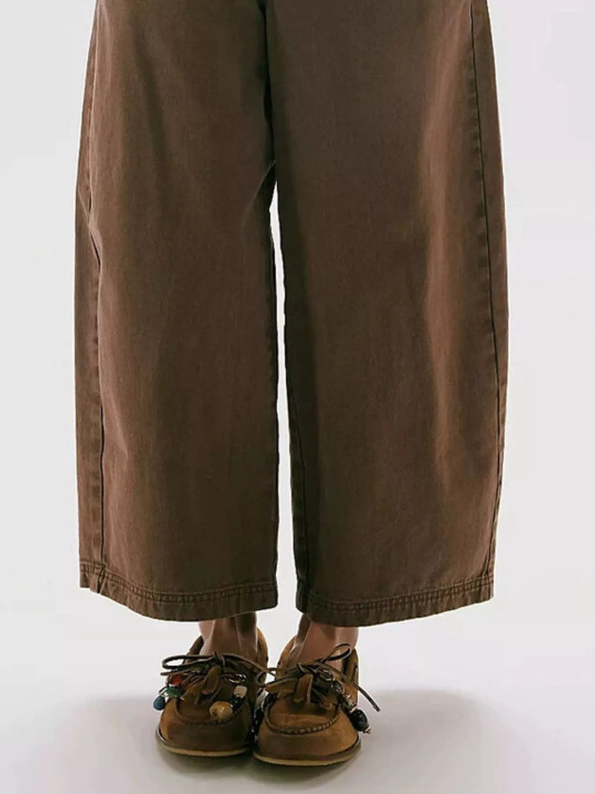 Wide-Leg Cropped Jeans - Lilixa.store