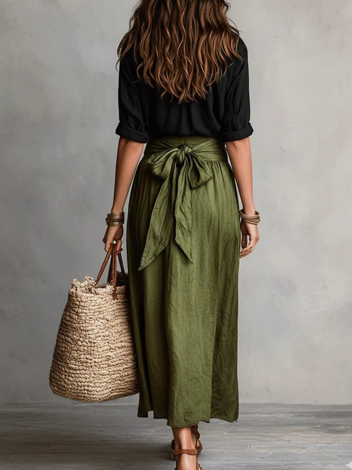 Full Size Button-Down Shirt and Skirt Set Plus Size - Lilixa.store