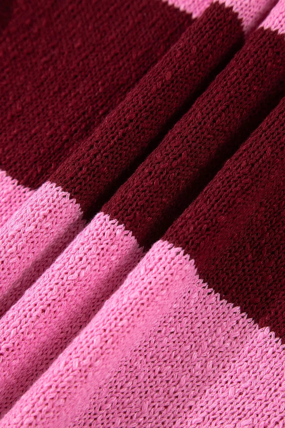 Striped Drop Shoulder Long Sleeve Pullover Regular Fit Knit Sweater