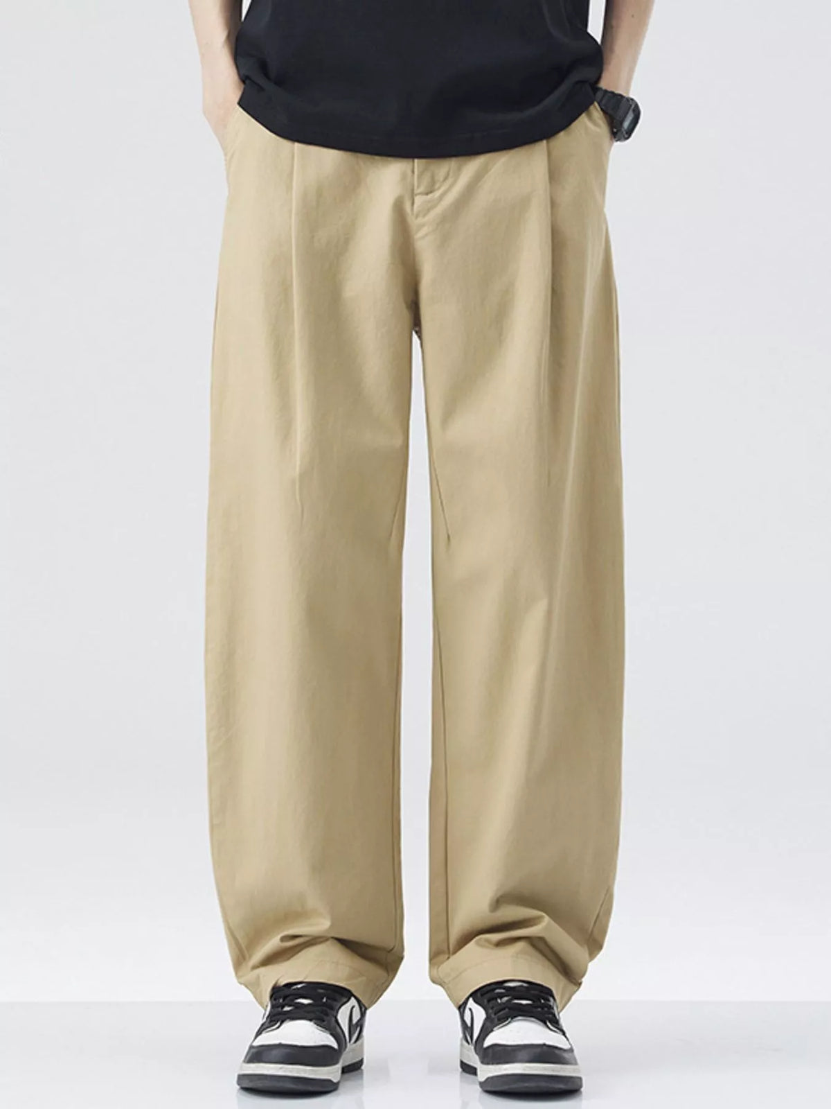 Men's Wide Leg Casual Pants, view 5