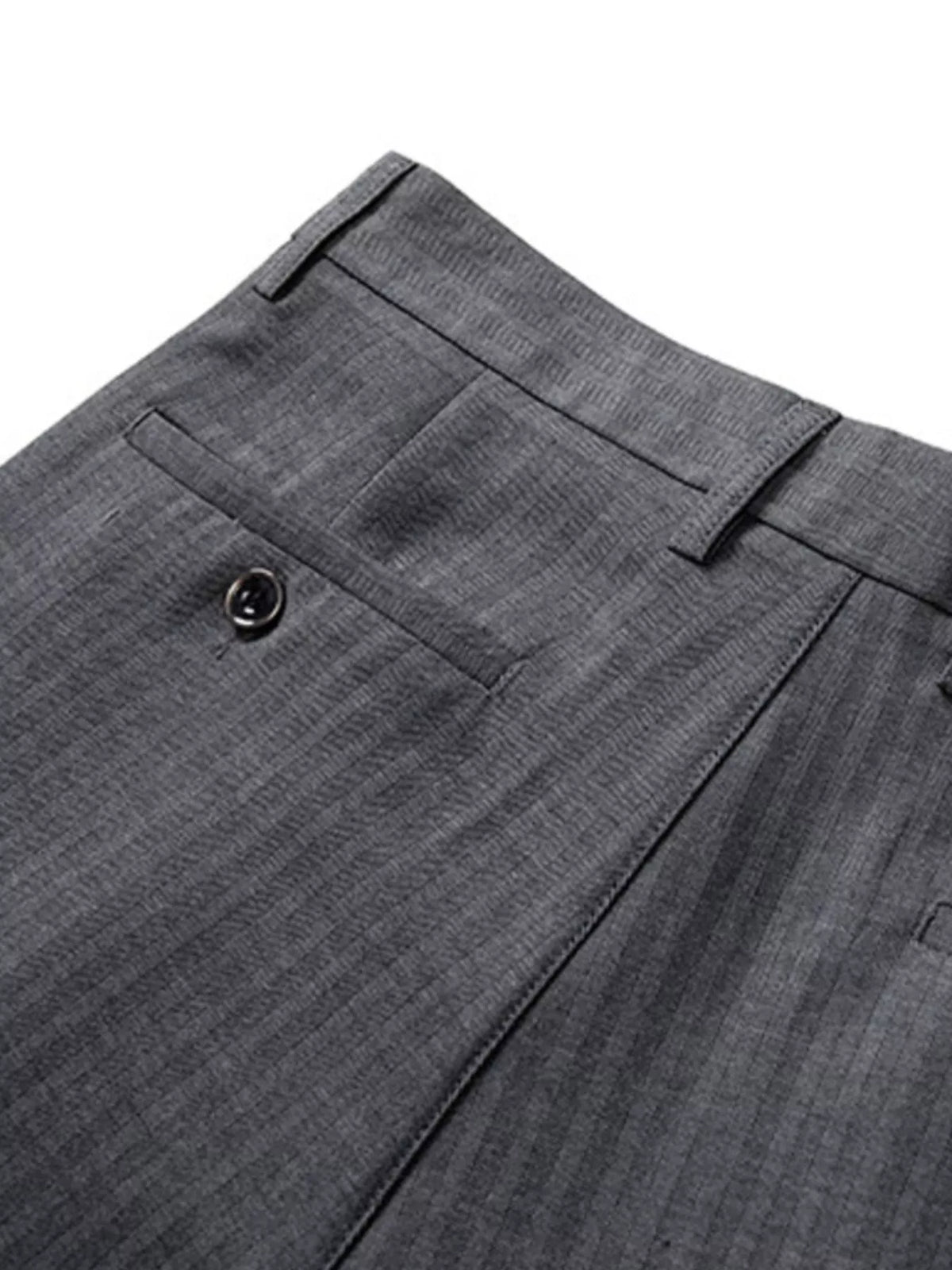 Men's Slim Fit Pants in Dark Gray, view 5