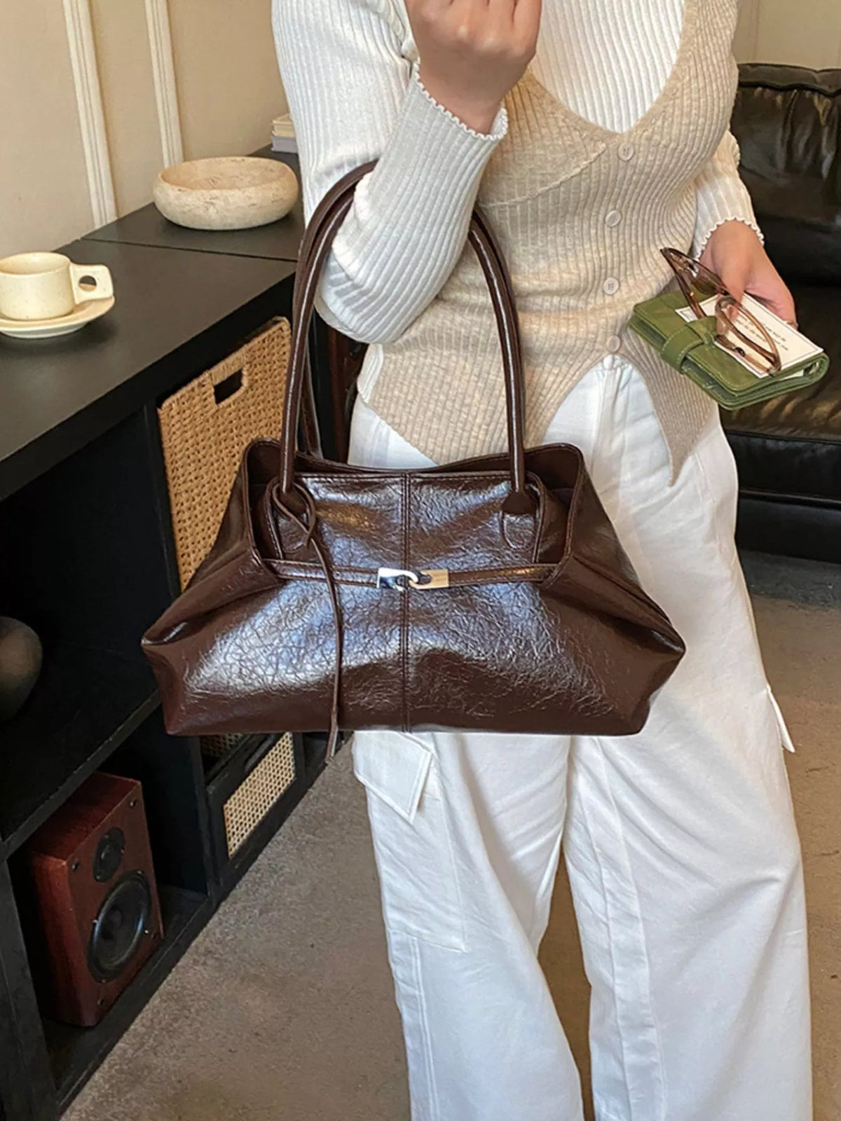 PU Leather Shoulder Bag - Lilixa.store