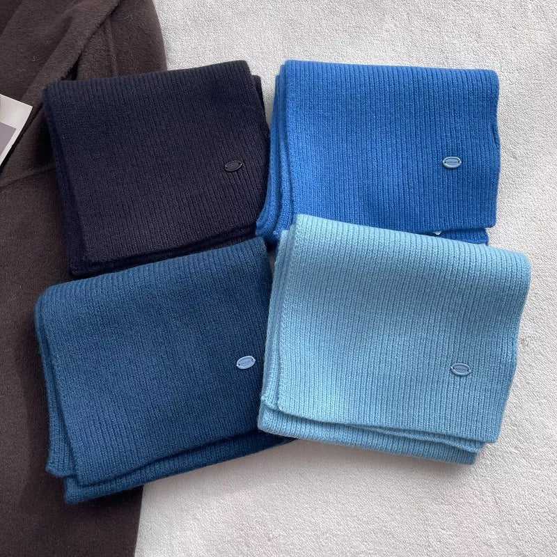 Pure Wool Warm Knit Scarf - Lilixa.store