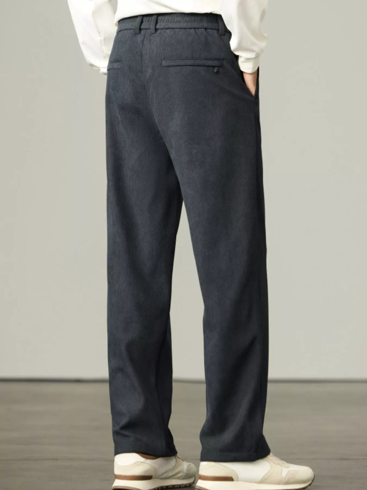 Men's Plus Size Straight-Leg Drawstring Pants, view 5