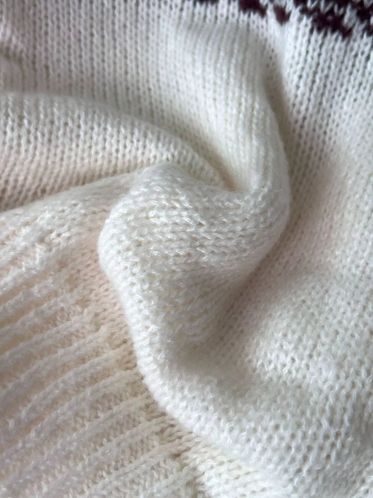 Fair Isle Patterned Round Neck Sweater, view 7