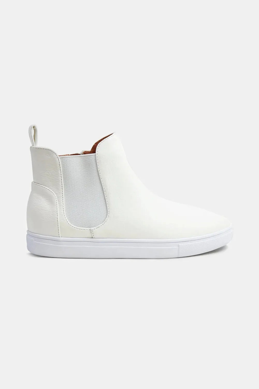 Beast Fashion Faux Suede Elastic Side Panel Sneakers - Lilixa.store