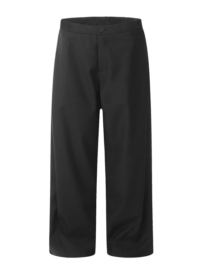Men's Wide Leg Pants in Black