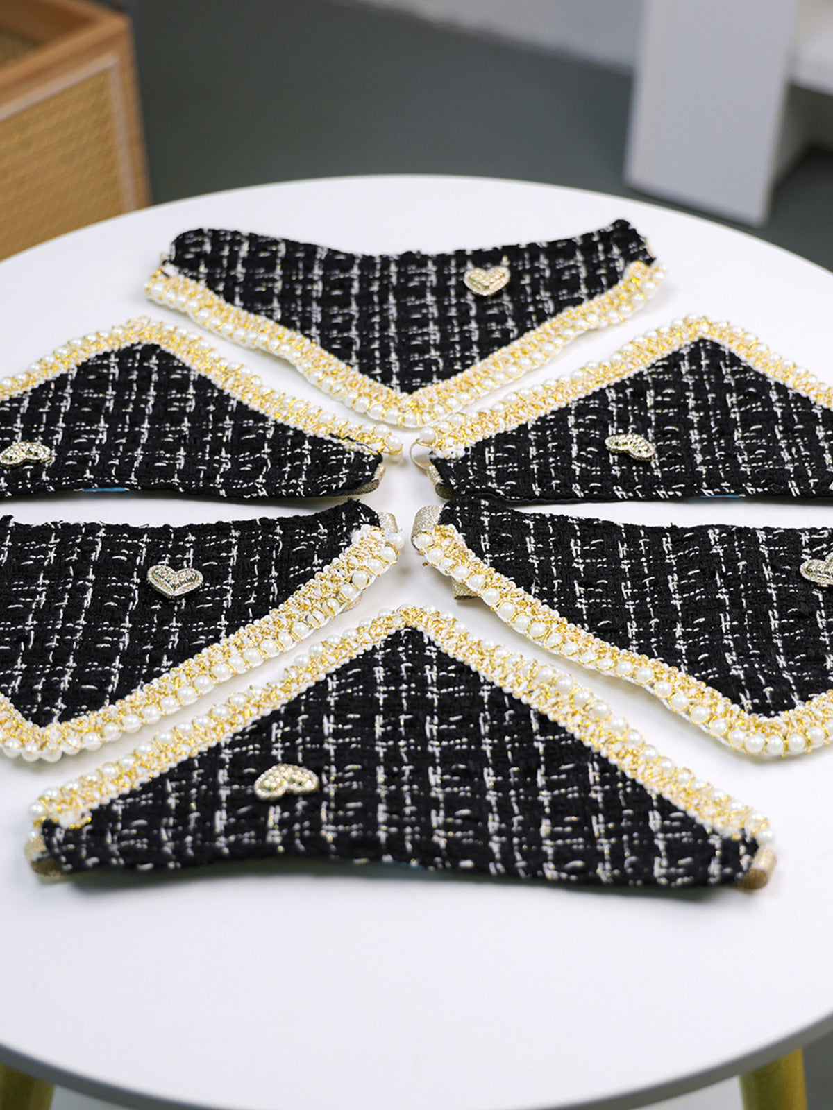 Triangle Tweed Pet Scarf