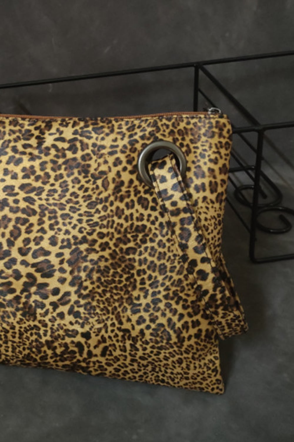 Leopard PU Leather Clutch - Lilixa.store