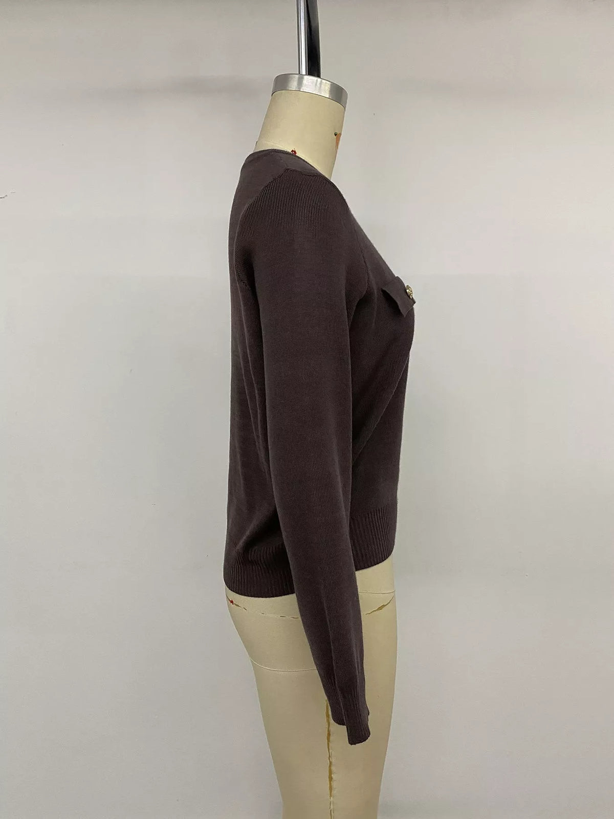 Button Down Long Sleeve Cardigan - Lilixa.store