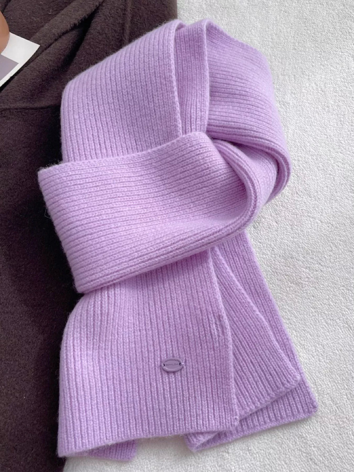 Pure Wool Soft Knit Scarf - Lilixa.store