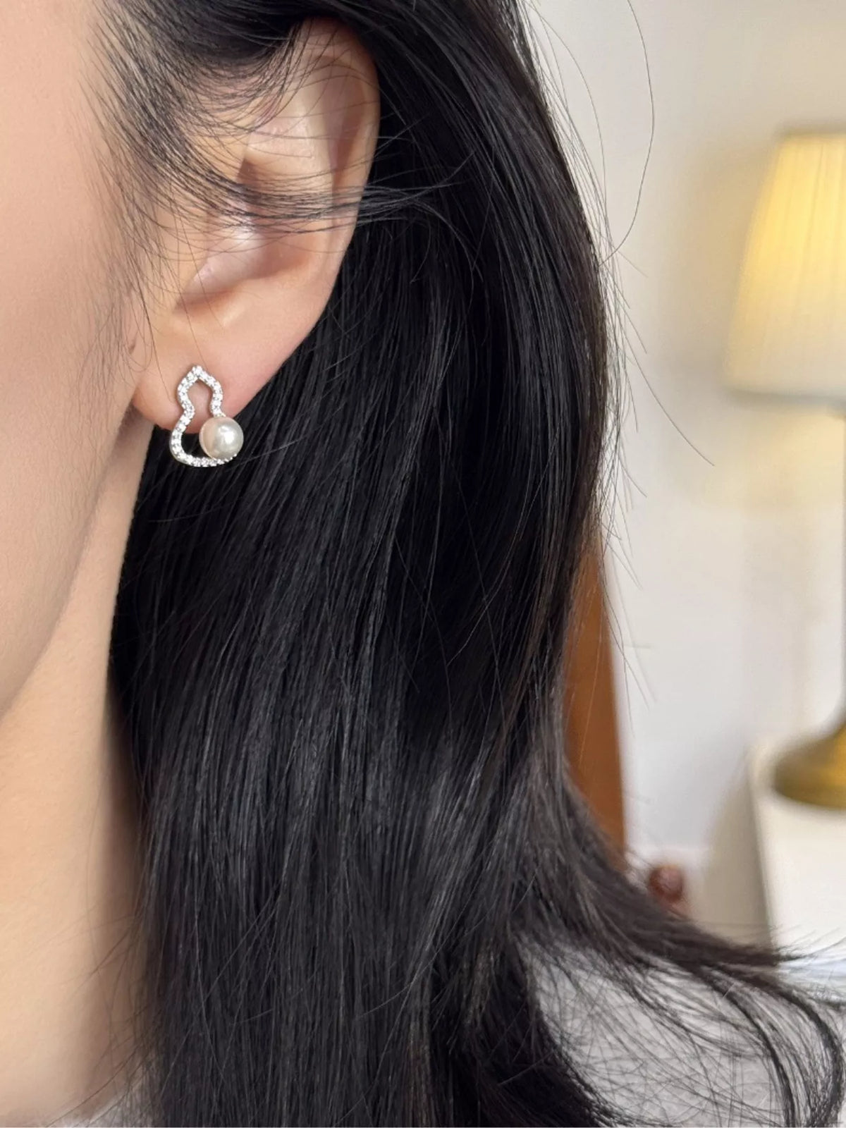 Pearl Gourd Stud Earrings - Lilixa.store
