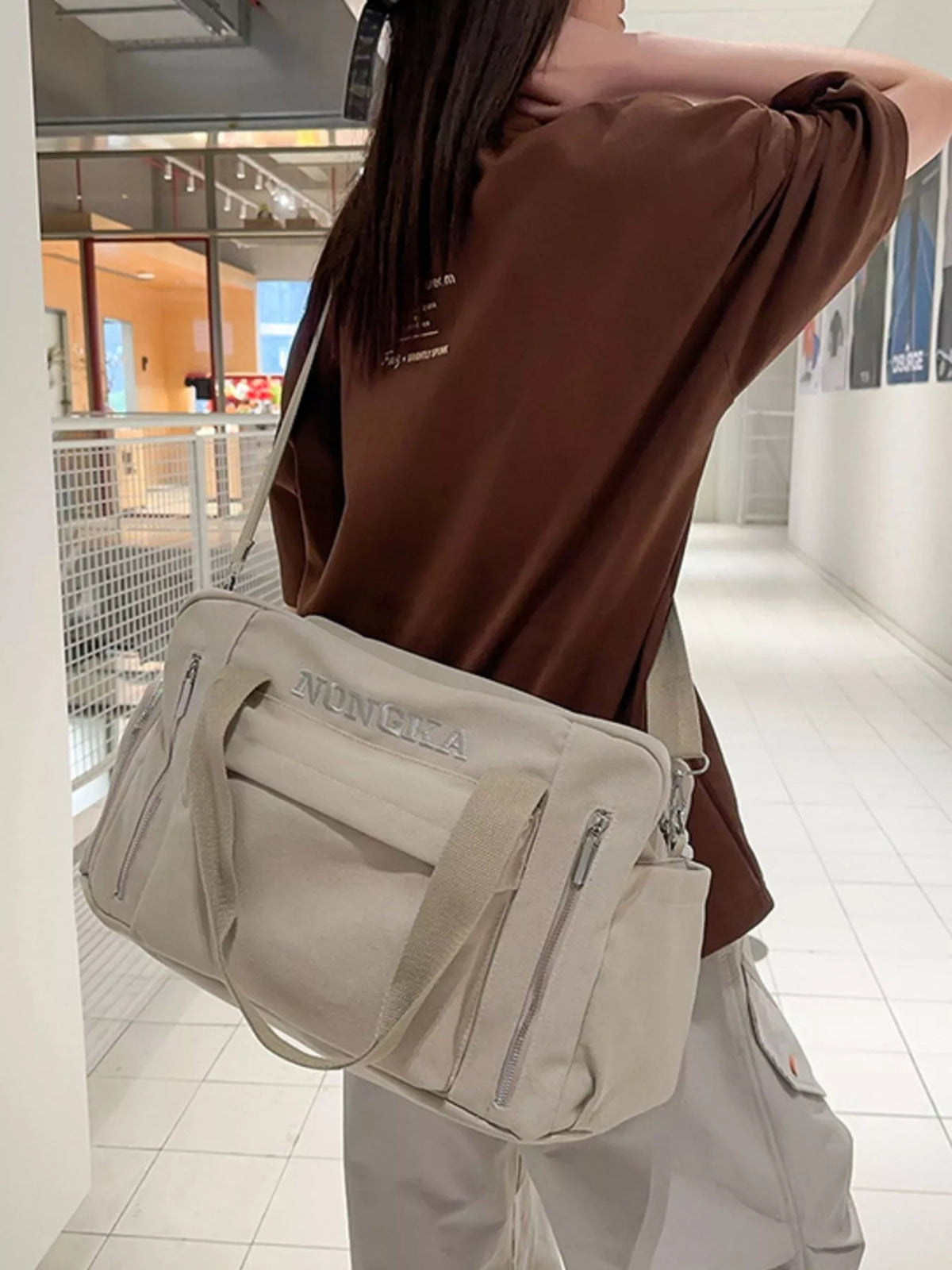 Canvas Multiple Pockets Travel Bag - Lilixa.store