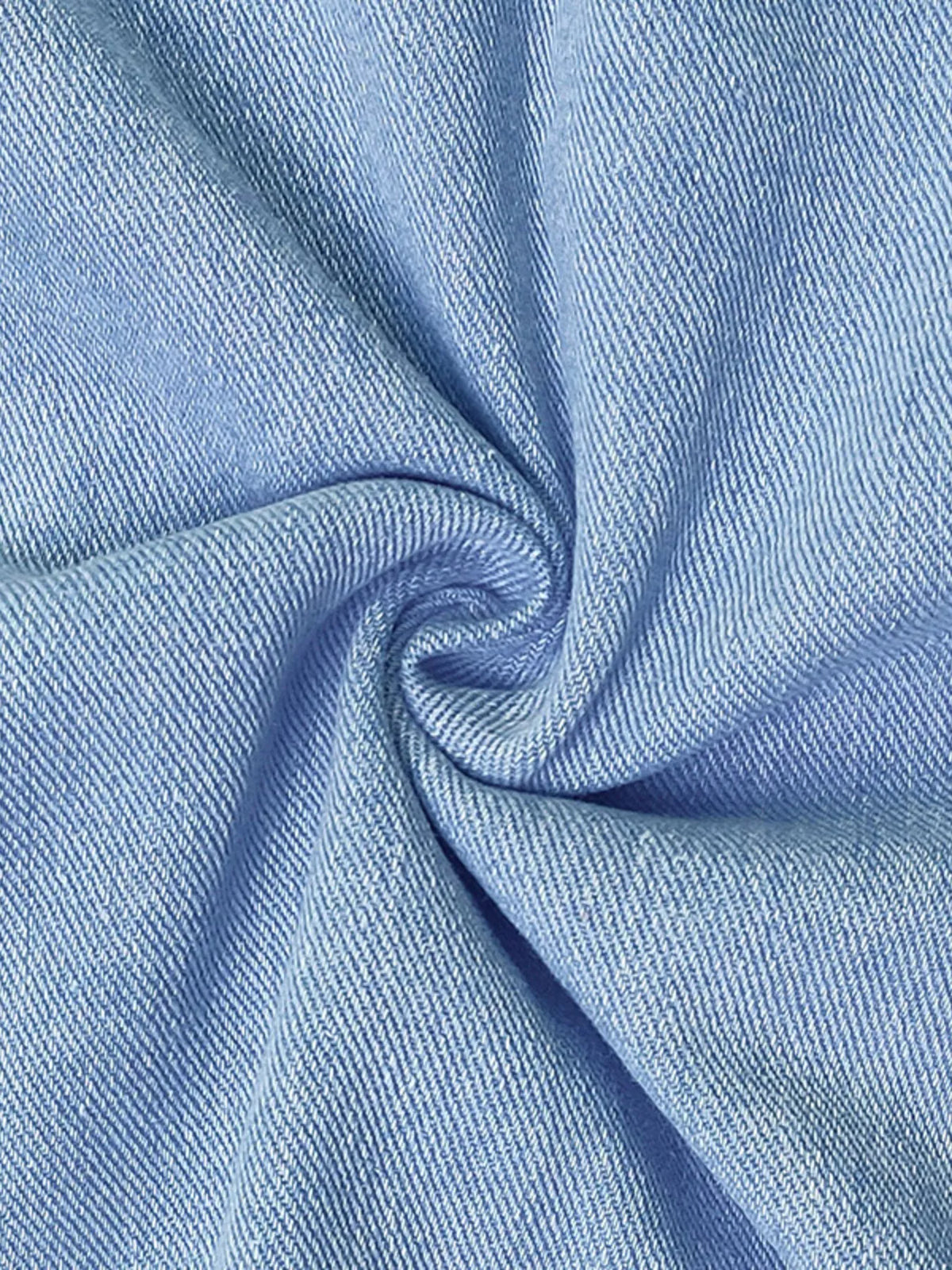 Casual Scoop Neck Sleeveless Denim Dress - Lilixa.store