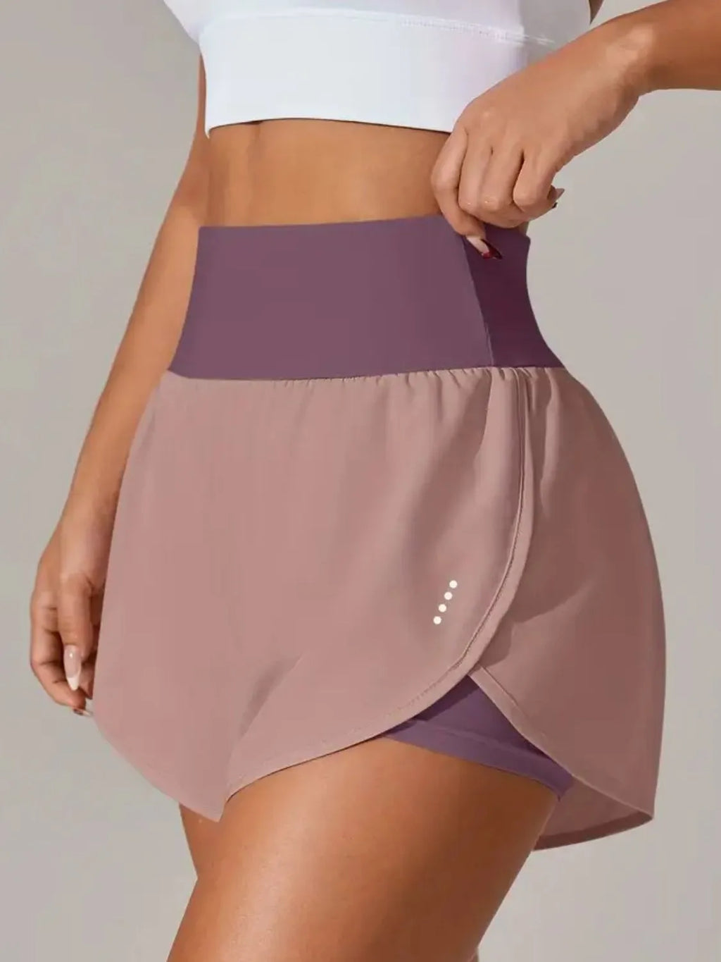 Pocketed High Waist Active Shorts - Lilixa.store