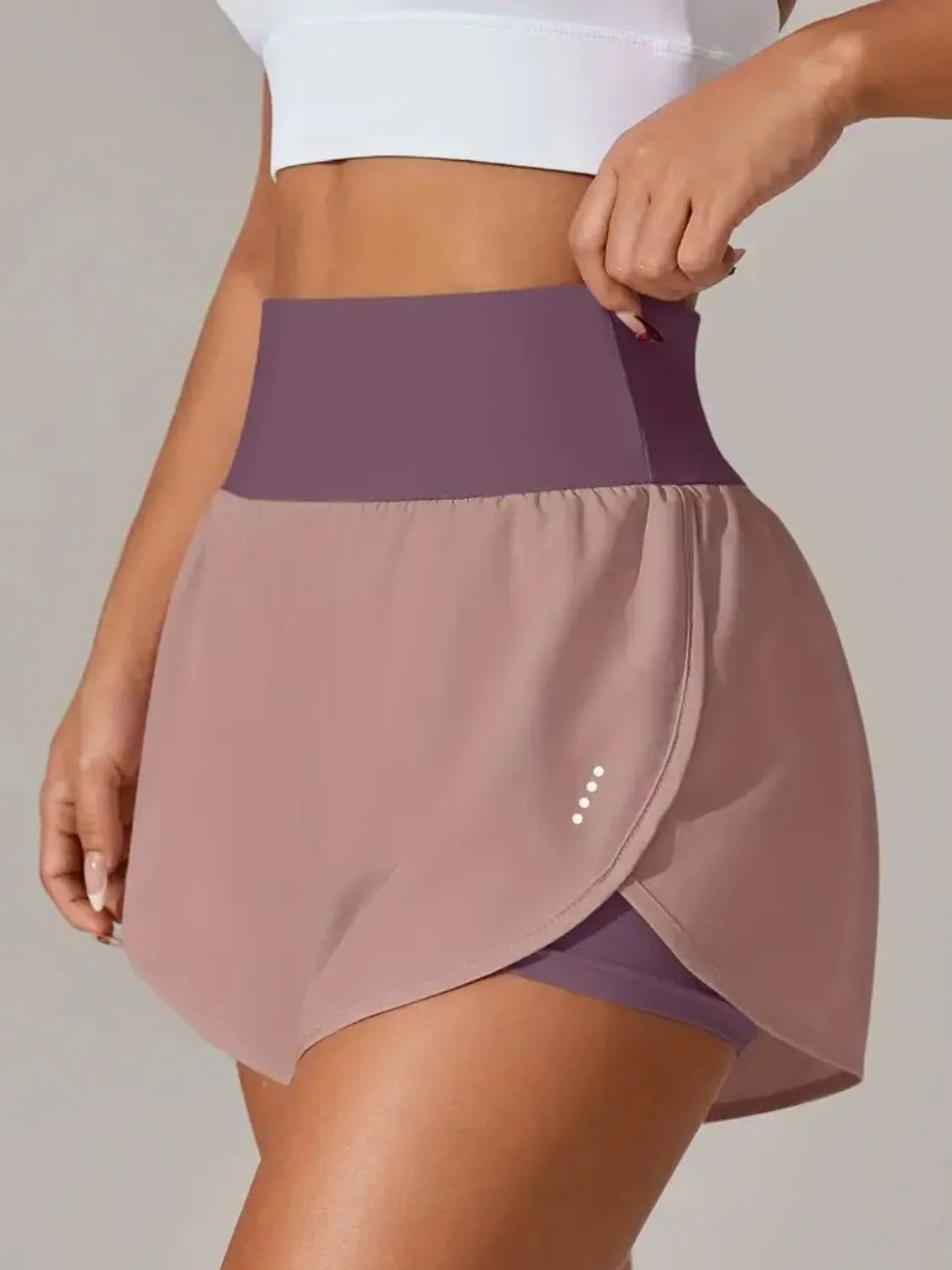 Pocketed High Waist Active Shorts - Lilixa.store
