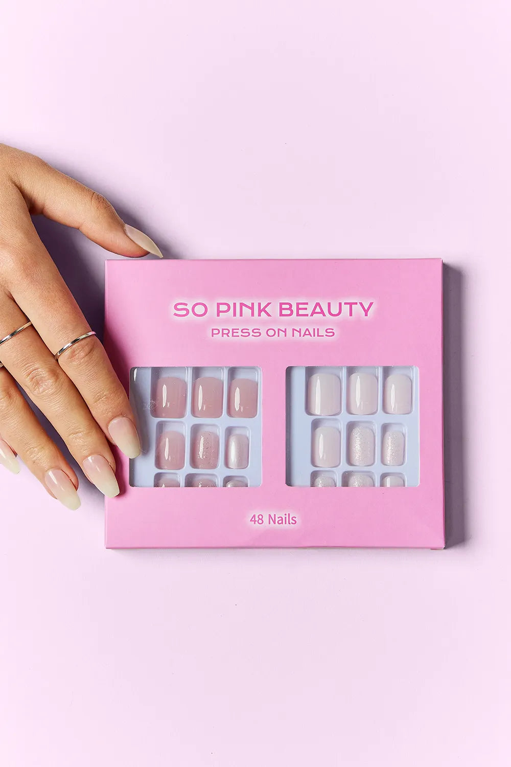SO PINK BEAUTY Press On Nails 2 Packs - Lilixa.store
